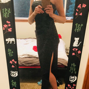 Formal Sleeveless Split Skirt Dress